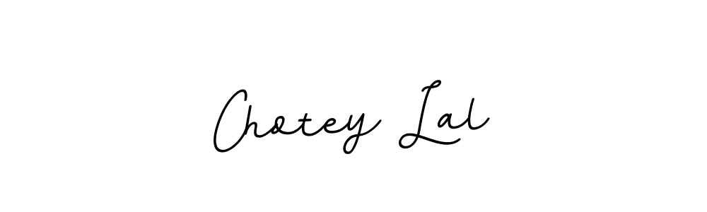 The best way (BallpointsItalic-DORy9) to make a short signature is to pick only two or three words in your name. The name Chotey Lal include a total of six letters. For converting this name. Chotey Lal signature style 11 images and pictures png