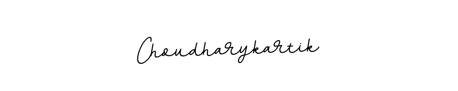 Create a beautiful signature design for name Choudharykartik. With this signature (BallpointsItalic-DORy9) fonts, you can make a handwritten signature for free. Choudharykartik signature style 11 images and pictures png