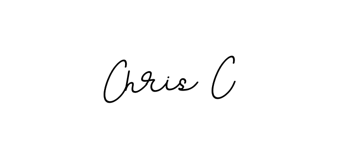 Design your own signature with our free online signature maker. With this signature software, you can create a handwritten (BallpointsItalic-DORy9) signature for name Chris C. Chris C signature style 11 images and pictures png