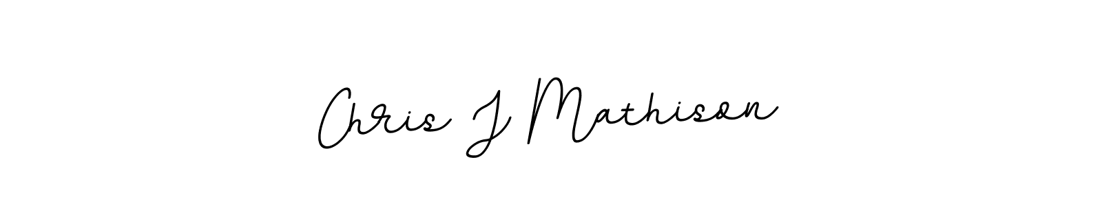 Design your own signature with our free online signature maker. With this signature software, you can create a handwritten (BallpointsItalic-DORy9) signature for name Chris J Mathison. Chris J Mathison signature style 11 images and pictures png