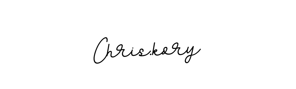 Design your own signature with our free online signature maker. With this signature software, you can create a handwritten (BallpointsItalic-DORy9) signature for name Chris.kory. Chris.kory signature style 11 images and pictures png