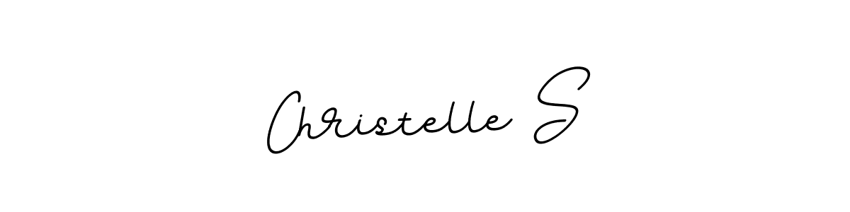 Also You can easily find your signature by using the search form. We will create Christelle S name handwritten signature images for you free of cost using BallpointsItalic-DORy9 sign style. Christelle S signature style 11 images and pictures png
