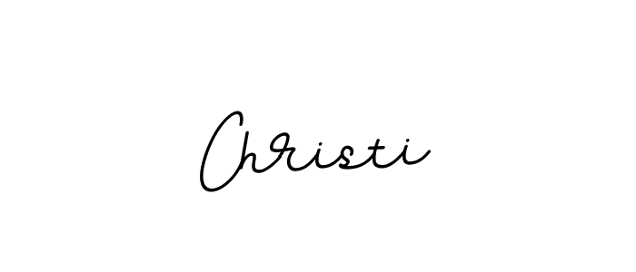 Design your own signature with our free online signature maker. With this signature software, you can create a handwritten (BallpointsItalic-DORy9) signature for name Christi. Christi signature style 11 images and pictures png