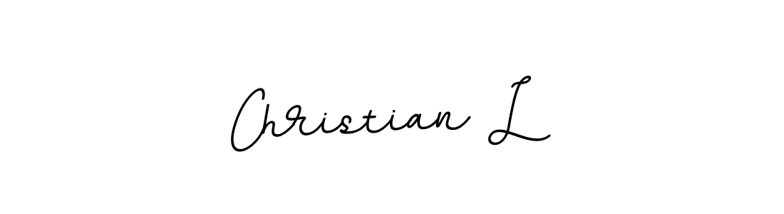 How to make Christian L signature? BallpointsItalic-DORy9 is a professional autograph style. Create handwritten signature for Christian L name. Christian L signature style 11 images and pictures png