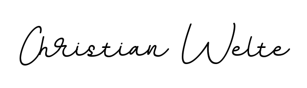 The BallpointsItalic-DORy9 typeface gives name Christian Welte a refined look. Suitable for certificates, diplomas, and official verification. Christian Welte signature style 11 images and pictures png