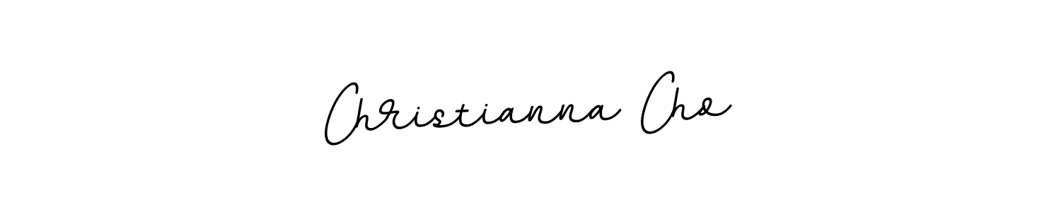 The best way (BallpointsItalic-DORy9) to make a short signature is to pick only two or three words in your name. The name Christianna Cho include a total of six letters. For converting this name. Christianna Cho signature style 11 images and pictures png