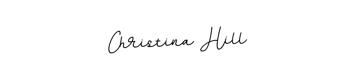 The best way (BallpointsItalic-DORy9) to make a short signature is to pick only two or three words in your name. The name Christina Hill include a total of six letters. For converting this name. Christina Hill signature style 11 images and pictures png