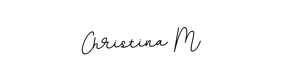 Make a beautiful signature design for name Christina M. Use this online signature maker to create a handwritten signature for free. Christina M signature style 11 images and pictures png