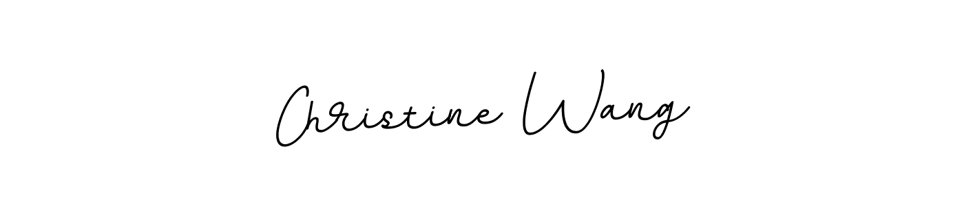 Make a beautiful signature design for name Christine Wang. With this signature (BallpointsItalic-DORy9) style, you can create a handwritten signature for free. Christine Wang signature style 11 images and pictures png