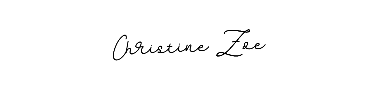 It looks lik you need a new signature style for name Christine Zoe. Design unique handwritten (BallpointsItalic-DORy9) signature with our free signature maker in just a few clicks. Christine Zoe signature style 11 images and pictures png