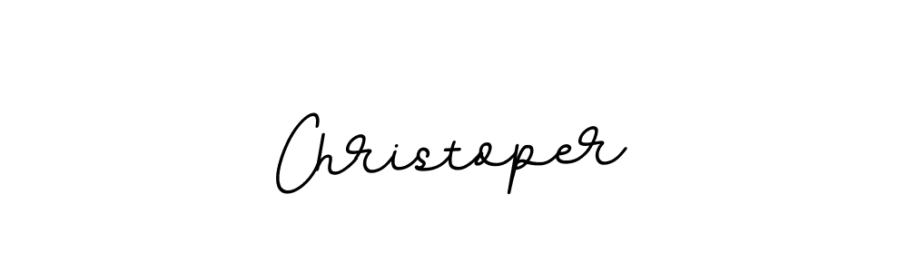 Make a beautiful signature design for name Christoper. With this signature (BallpointsItalic-DORy9) style, you can create a handwritten signature for free. Christoper signature style 11 images and pictures png