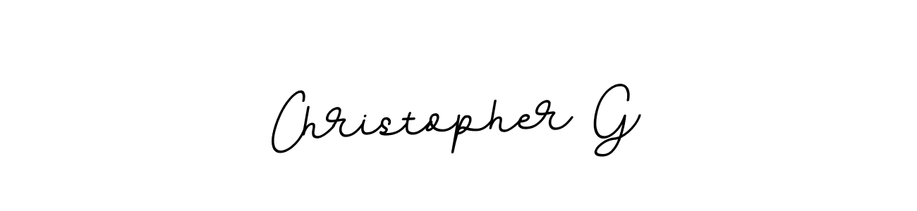 You should practise on your own different ways (BallpointsItalic-DORy9) to write your name (Christopher G) in signature. don't let someone else do it for you. Christopher G signature style 11 images and pictures png