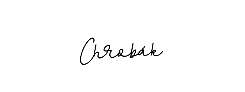 Make a beautiful signature design for name Chrobák. With this signature (BallpointsItalic-DORy9) style, you can create a handwritten signature for free. Chrobák signature style 11 images and pictures png