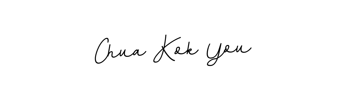 Design your own signature with our free online signature maker. With this signature software, you can create a handwritten (BallpointsItalic-DORy9) signature for name Chua Kok You. Chua Kok You signature style 11 images and pictures png
