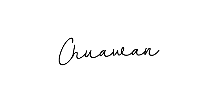 Chuawan stylish signature style. Best Handwritten Sign (BallpointsItalic-DORy9) for my name. Handwritten Signature Collection Ideas for my name Chuawan. Chuawan signature style 11 images and pictures png