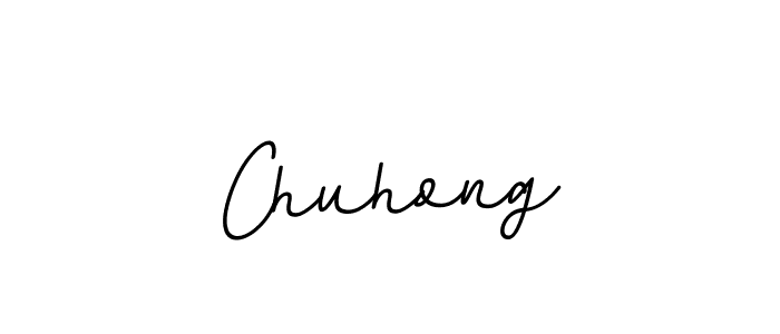 Design your own signature with our free online signature maker. With this signature software, you can create a handwritten (BallpointsItalic-DORy9) signature for name Chuhong. Chuhong signature style 11 images and pictures png