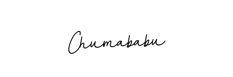 Chumababu stylish signature style. Best Handwritten Sign (BallpointsItalic-DORy9) for my name. Handwritten Signature Collection Ideas for my name Chumababu. Chumababu signature style 11 images and pictures png