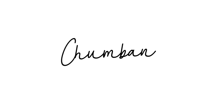 Make a beautiful signature design for name Chumban. With this signature (BallpointsItalic-DORy9) style, you can create a handwritten signature for free. Chumban signature style 11 images and pictures png