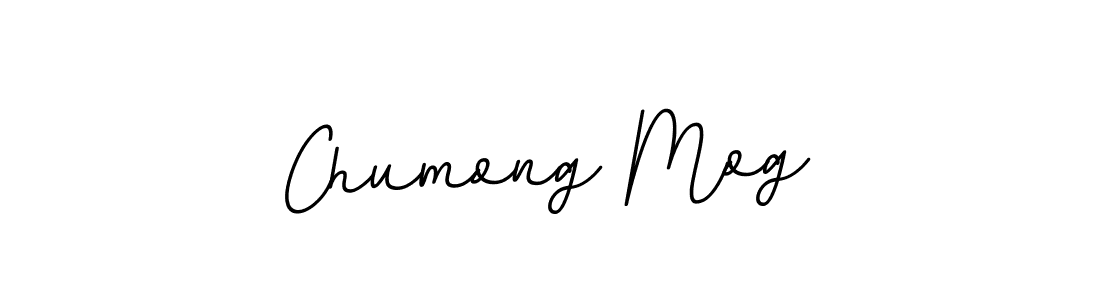 How to make Chumong Mog name signature. Use BallpointsItalic-DORy9 style for creating short signs online. This is the latest handwritten sign. Chumong Mog signature style 11 images and pictures png