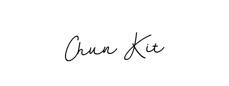 The best way (BallpointsItalic-DORy9) to make a short signature is to pick only two or three words in your name. The name Chun Kit include a total of six letters. For converting this name. Chun Kit signature style 11 images and pictures png