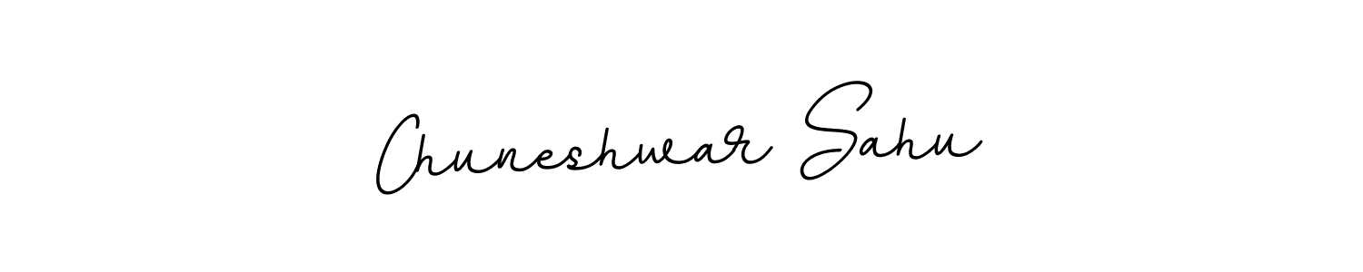 Chuneshwar Sahu stylish signature style. Best Handwritten Sign (BallpointsItalic-DORy9) for my name. Handwritten Signature Collection Ideas for my name Chuneshwar Sahu. Chuneshwar Sahu signature style 11 images and pictures png