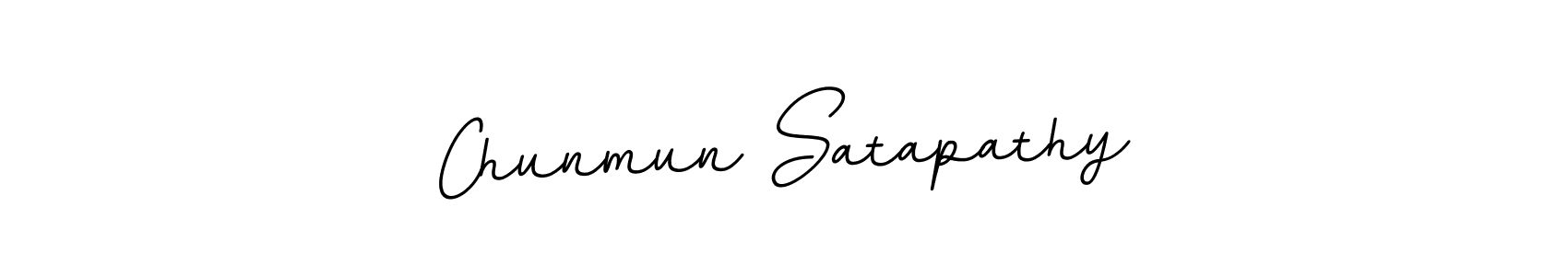 Use a signature maker to create a handwritten signature online. With this signature software, you can design (BallpointsItalic-DORy9) your own signature for name Chunmun Satapathy. Chunmun Satapathy signature style 11 images and pictures png