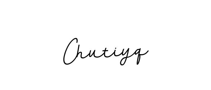 Design your own signature with our free online signature maker. With this signature software, you can create a handwritten (BallpointsItalic-DORy9) signature for name Chutiyq. Chutiyq signature style 11 images and pictures png