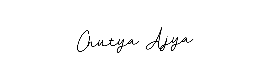 You should practise on your own different ways (BallpointsItalic-DORy9) to write your name (Chutya Ajya) in signature. don't let someone else do it for you. Chutya Ajya signature style 11 images and pictures png