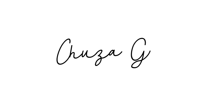 Design your own signature with our free online signature maker. With this signature software, you can create a handwritten (BallpointsItalic-DORy9) signature for name Chuza G. Chuza G signature style 11 images and pictures png