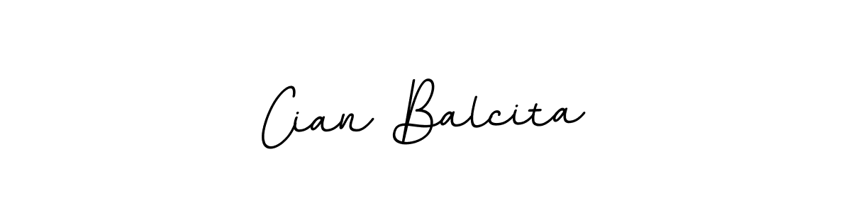You should practise on your own different ways (BallpointsItalic-DORy9) to write your name (Cian Balcita) in signature. don't let someone else do it for you. Cian Balcita signature style 11 images and pictures png