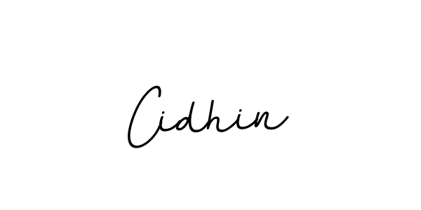 How to make Cidhin name signature. Use BallpointsItalic-DORy9 style for creating short signs online. This is the latest handwritten sign. Cidhin signature style 11 images and pictures png