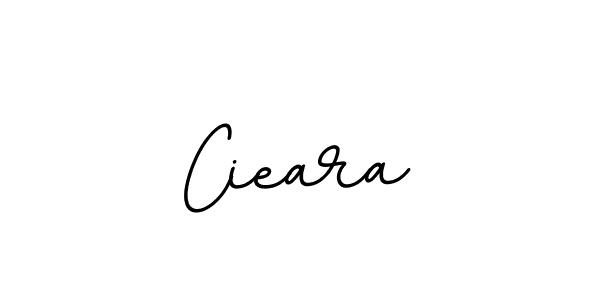 if you are searching for the best signature style for your name Cieara. so please give up your signature search. here we have designed multiple signature styles  using BallpointsItalic-DORy9. Cieara signature style 11 images and pictures png