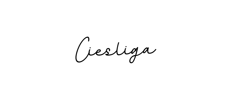 Use a signature maker to create a handwritten signature online. With this signature software, you can design (BallpointsItalic-DORy9) your own signature for name Ciesliga. Ciesliga signature style 11 images and pictures png