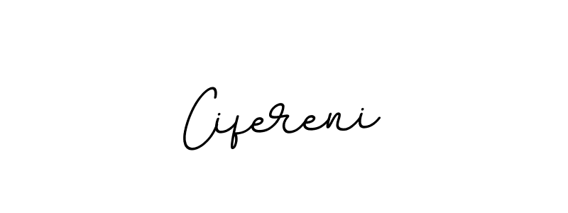 Use a signature maker to create a handwritten signature online. With this signature software, you can design (BallpointsItalic-DORy9) your own signature for name Cifereni. Cifereni signature style 11 images and pictures png