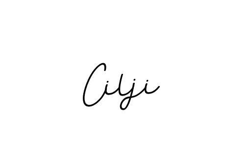How to make Cilji name signature. Use BallpointsItalic-DORy9 style for creating short signs online. This is the latest handwritten sign. Cilji signature style 11 images and pictures png