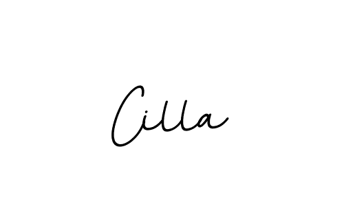 Cilla stylish signature style. Best Handwritten Sign (BallpointsItalic-DORy9) for my name. Handwritten Signature Collection Ideas for my name Cilla. Cilla signature style 11 images and pictures png