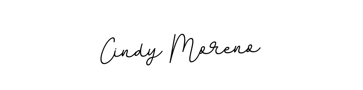 Make a beautiful signature design for name Cindy Moreno. With this signature (BallpointsItalic-DORy9) style, you can create a handwritten signature for free. Cindy Moreno signature style 11 images and pictures png