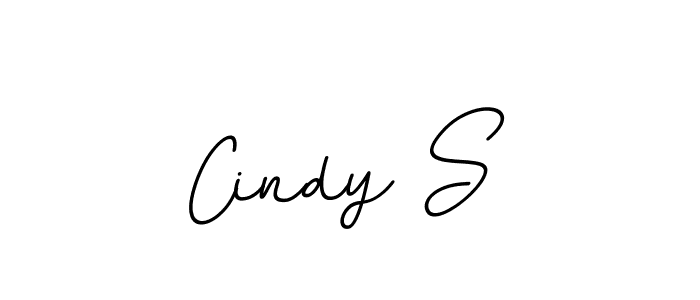 Use a signature maker to create a handwritten signature online. With this signature software, you can design (BallpointsItalic-DORy9) your own signature for name Cindy S. Cindy S signature style 11 images and pictures png