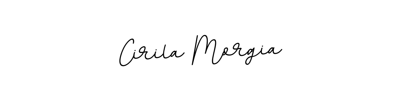 You should practise on your own different ways (BallpointsItalic-DORy9) to write your name (Cirila Morgia) in signature. don't let someone else do it for you. Cirila Morgia signature style 11 images and pictures png