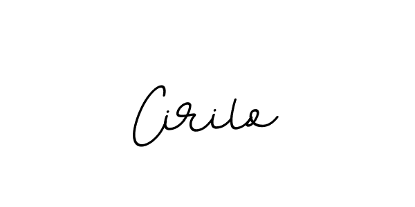 Cirilo stylish signature style. Best Handwritten Sign (BallpointsItalic-DORy9) for my name. Handwritten Signature Collection Ideas for my name Cirilo. Cirilo signature style 11 images and pictures png