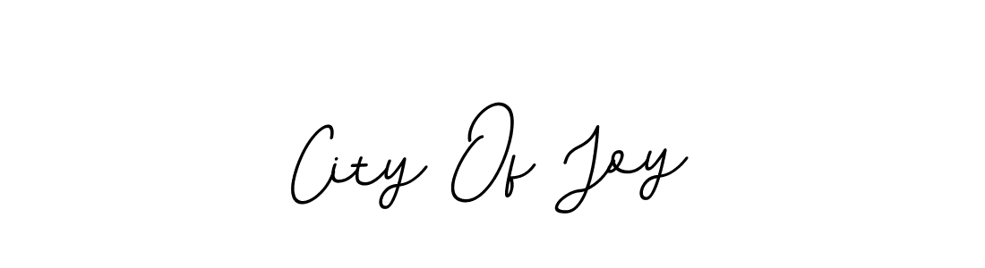 How to make City Of Joy name signature. Use BallpointsItalic-DORy9 style for creating short signs online. This is the latest handwritten sign. City Of Joy signature style 11 images and pictures png