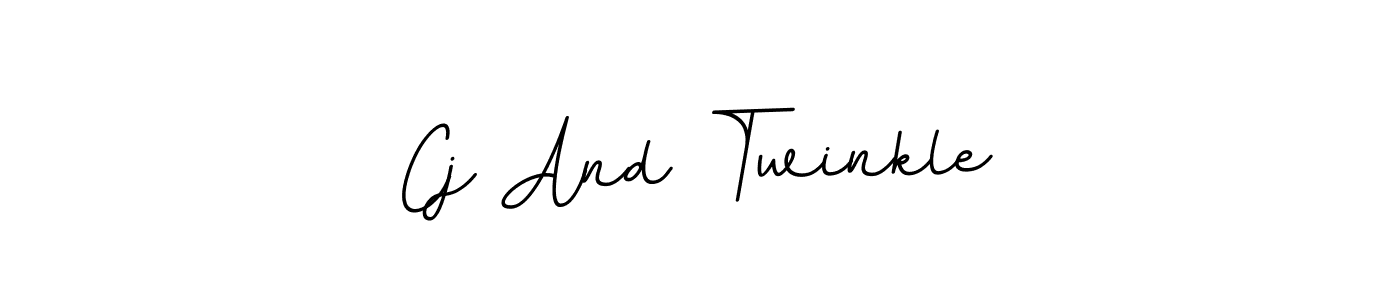 Design your own signature with our free online signature maker. With this signature software, you can create a handwritten (BallpointsItalic-DORy9) signature for name Cj And Twinkle. Cj And Twinkle signature style 11 images and pictures png