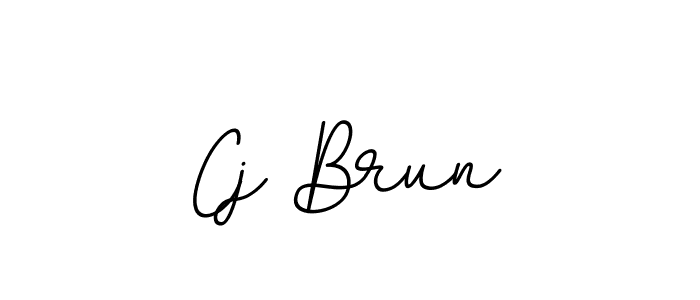 How to make Cj Brun signature? BallpointsItalic-DORy9 is a professional autograph style. Create handwritten signature for Cj Brun name. Cj Brun signature style 11 images and pictures png