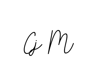 It looks lik you need a new signature style for name Cj M. Design unique handwritten (BallpointsItalic-DORy9) signature with our free signature maker in just a few clicks. Cj M signature style 11 images and pictures png