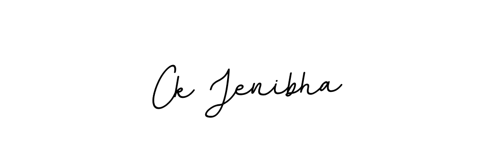 Use a signature maker to create a handwritten signature online. With this signature software, you can design (BallpointsItalic-DORy9) your own signature for name Ck Jenibha. Ck Jenibha signature style 11 images and pictures png