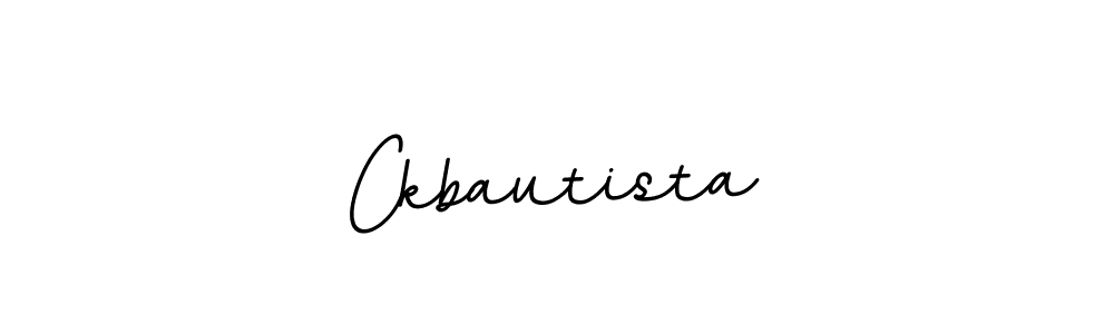 Design your own signature with our free online signature maker. With this signature software, you can create a handwritten (BallpointsItalic-DORy9) signature for name Ckbautista. Ckbautista signature style 11 images and pictures png