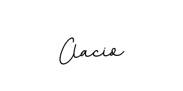 The best way (BallpointsItalic-DORy9) to make a short signature is to pick only two or three words in your name. The name Clacio include a total of six letters. For converting this name. Clacio signature style 11 images and pictures png
