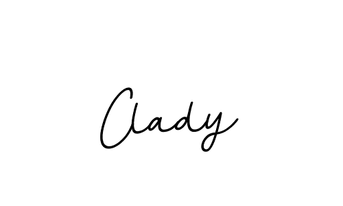 Design your own signature with our free online signature maker. With this signature software, you can create a handwritten (BallpointsItalic-DORy9) signature for name Clady. Clady signature style 11 images and pictures png