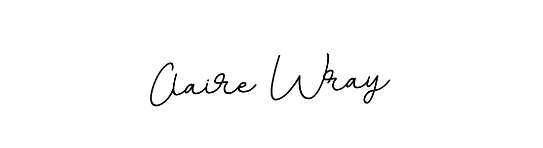 You should practise on your own different ways (BallpointsItalic-DORy9) to write your name (Claire Wray) in signature. don't let someone else do it for you. Claire Wray signature style 11 images and pictures png