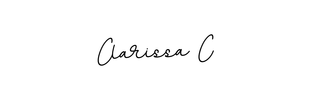 You should practise on your own different ways (BallpointsItalic-DORy9) to write your name (Clarissa C) in signature. don't let someone else do it for you. Clarissa C signature style 11 images and pictures png